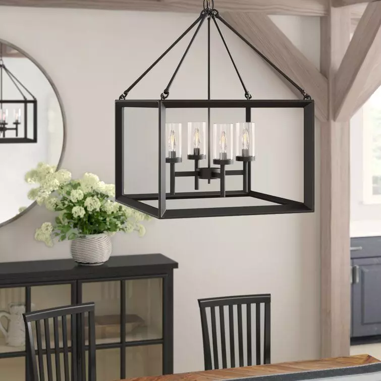 Powell Light Lantern Chandelier 3D model