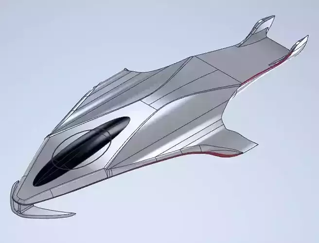 Ferrari spaceship 3D print model