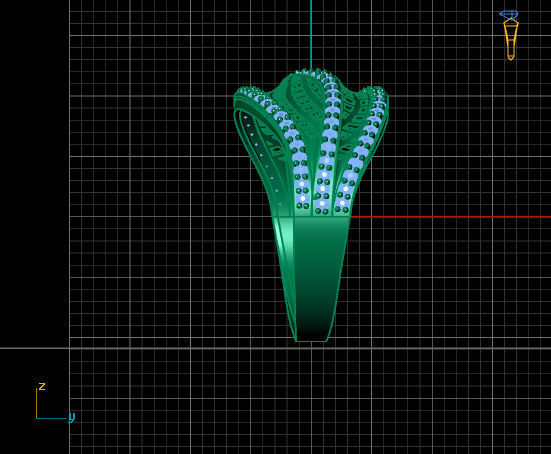 Ring Stone 17 3D print model_4