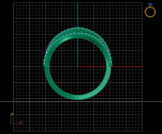 Ring Stone 17 3D print model_3