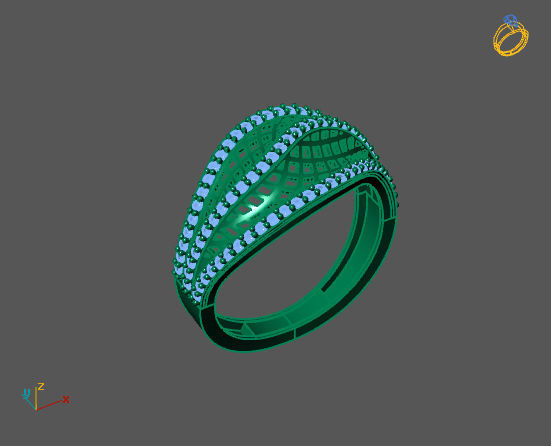 Ring Stone 17 3D print model_1