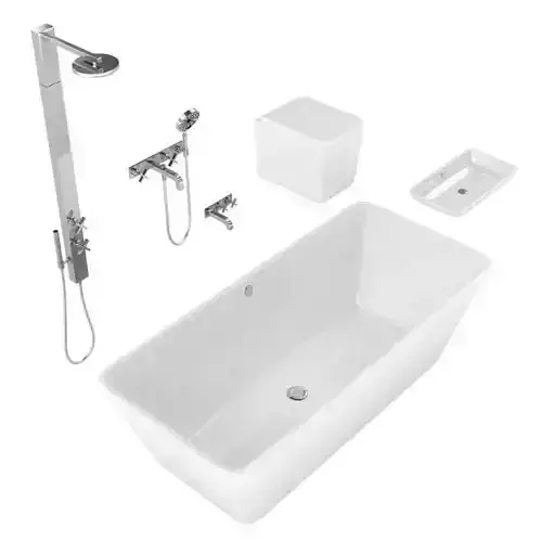 Bathroom Fixtures Bathtub Shower Sink Toilet
