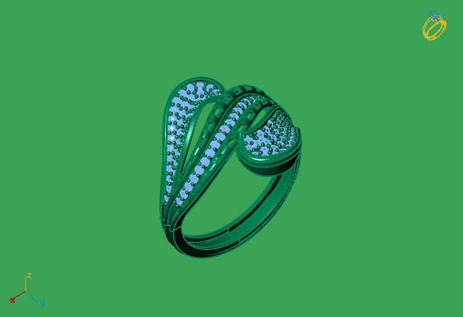 Ring Stone 10 3D print model_1