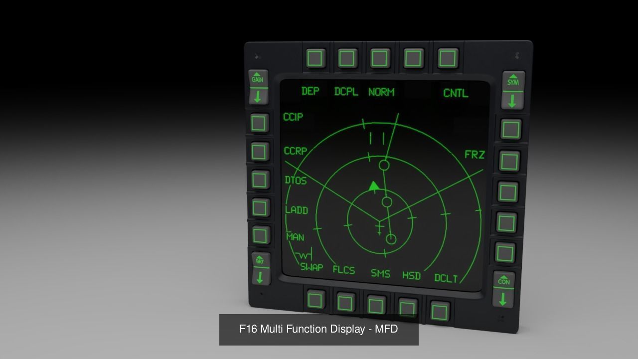 F16 Cockipt Instruments and Gauges 3D Model Collection_132