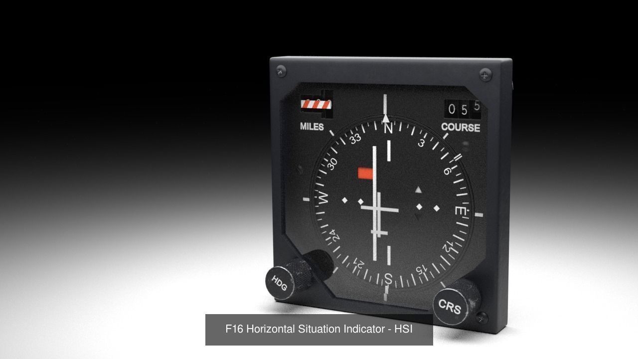 F16 Cockipt Instruments and Gauges 3D Model Collection_122