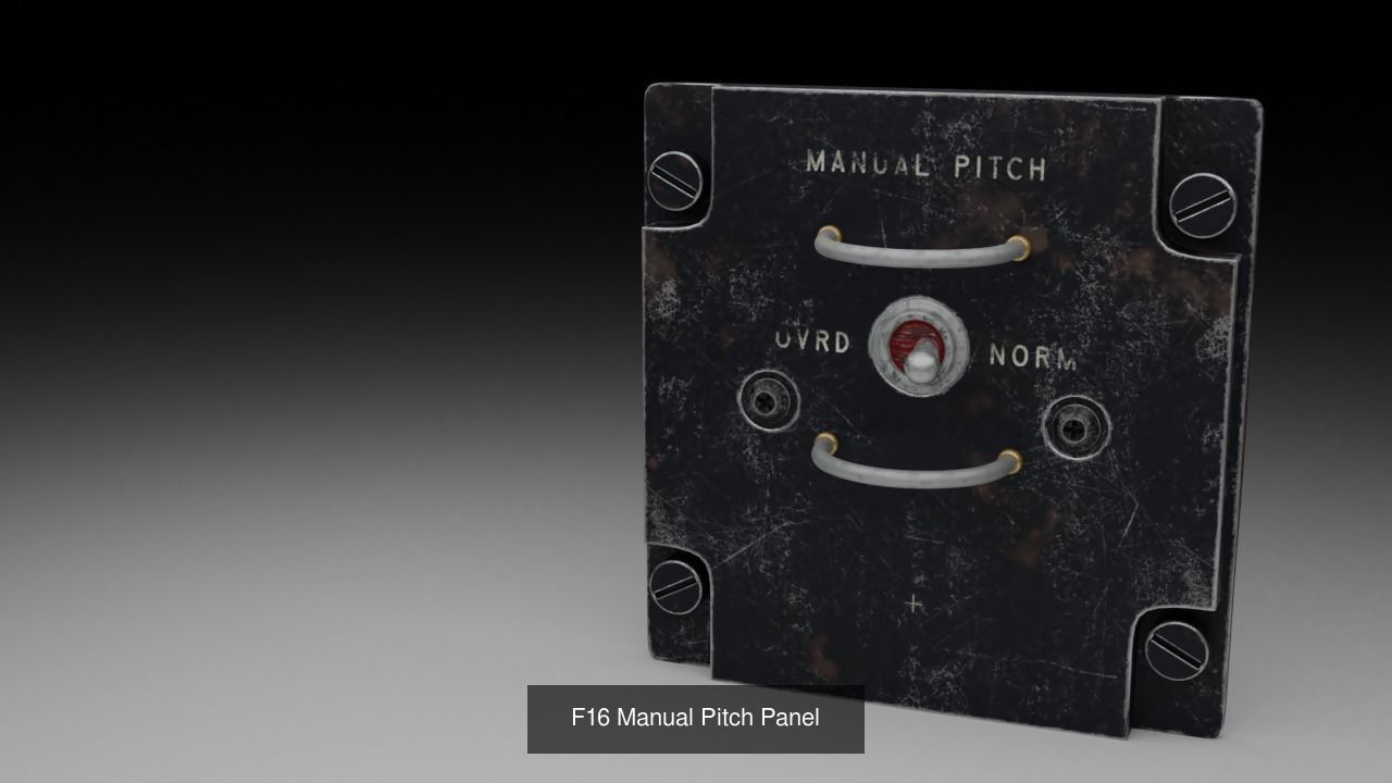 F16 Cockipt Instruments and Gauges 3D Model Collection_161