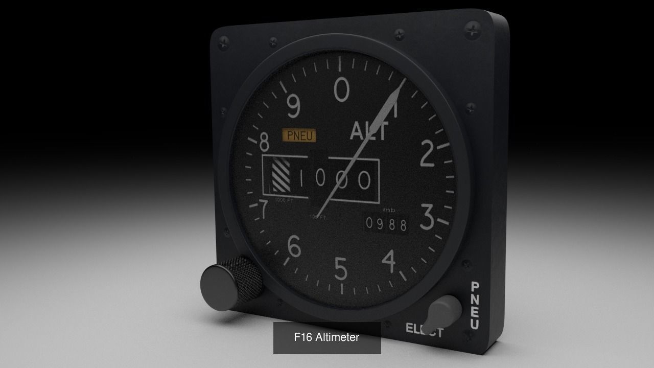 F16 Cockipt Instruments and Gauges 3D Model Collection_115