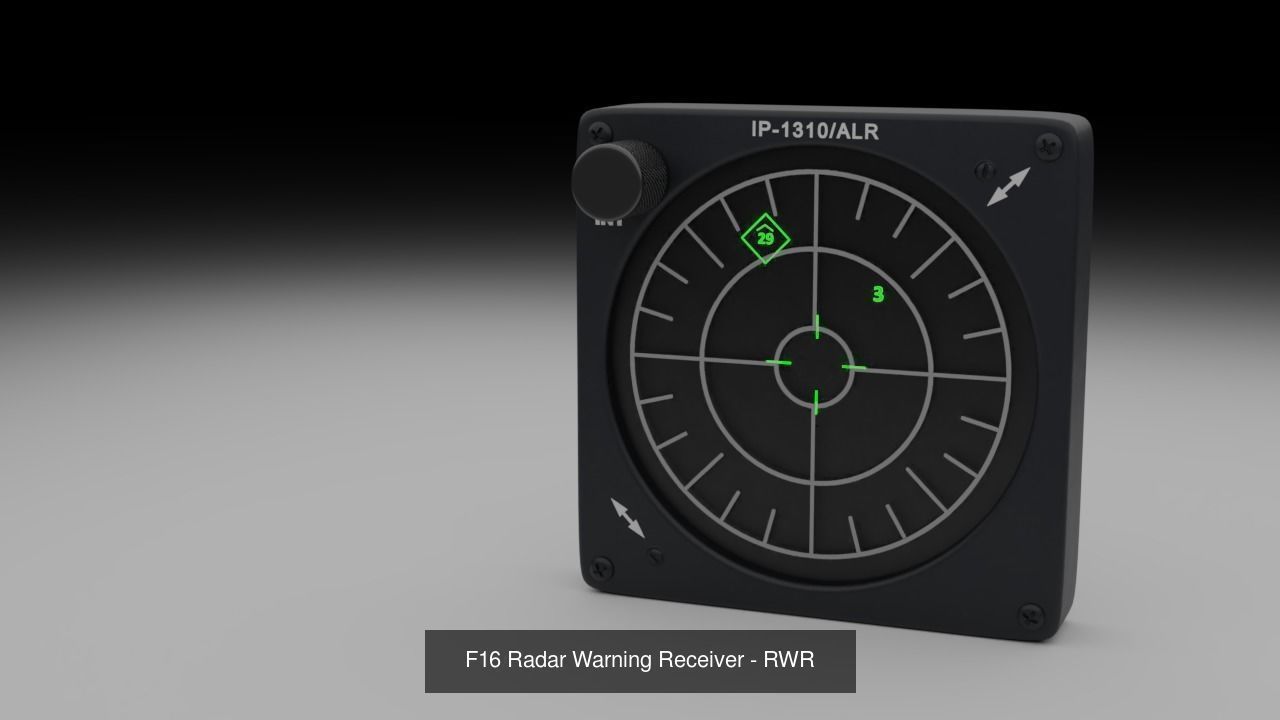 F16 Cockipt Instruments and Gauges 3D Model Collection_135
