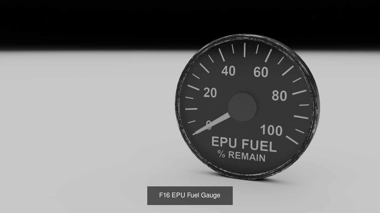 F16 Cockipt Instruments and Gauges 3D Model Collection_139
