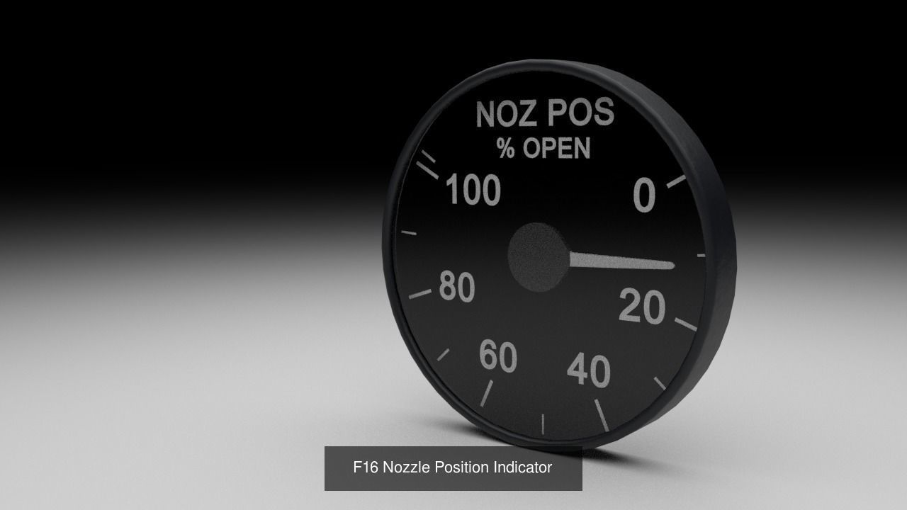 F16 Cockipt Instruments and Gauges 3D Model Collection_117