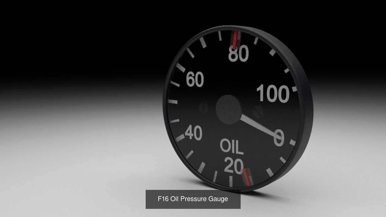 F16 Cockipt Instruments and Gauges 3D Model Collection_118