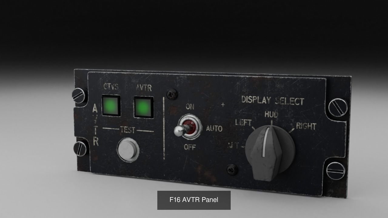 F16 Cockipt Instruments and Gauges 3D Model Collection_167