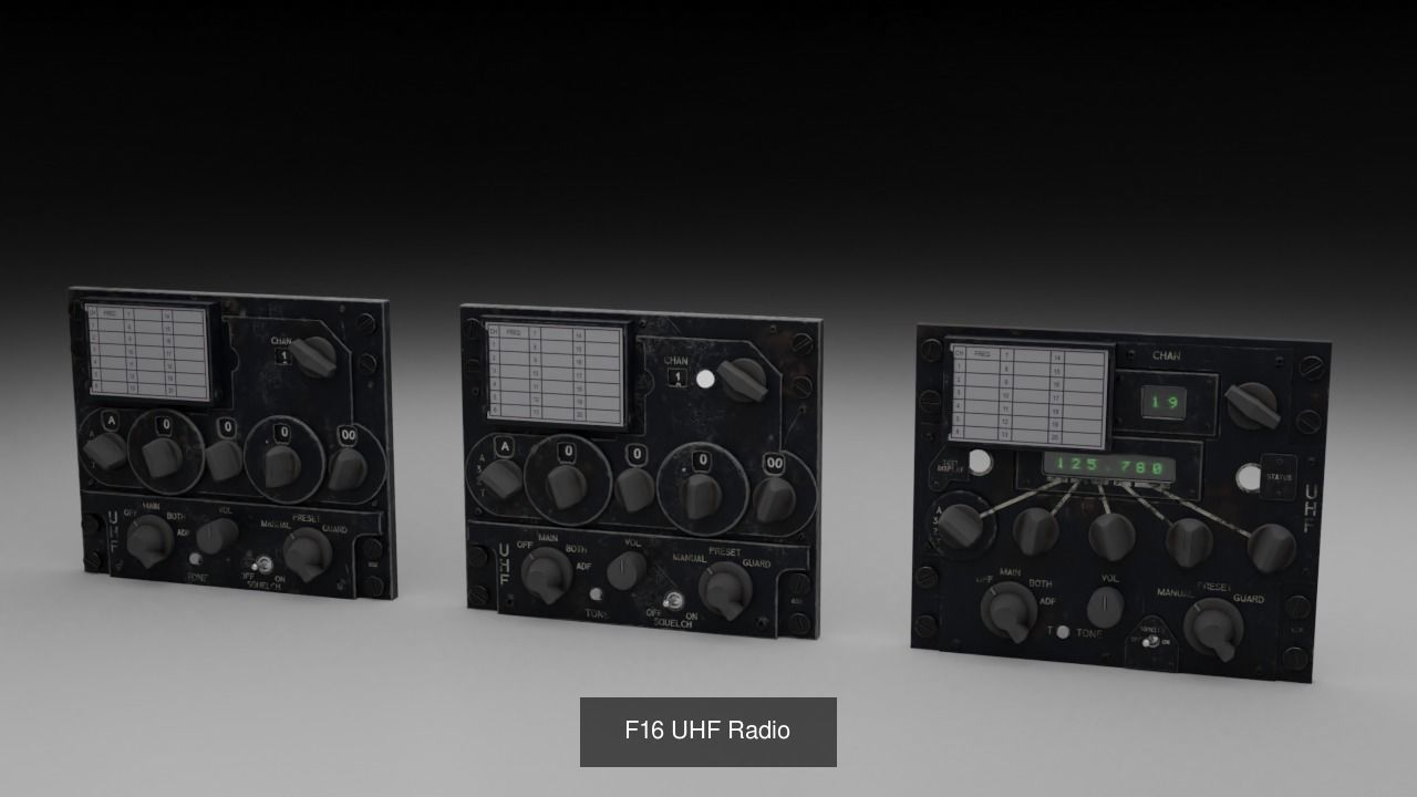 F16 Cockipt Instruments and Gauges 3D Model Collection_162
