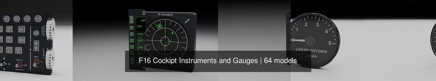 F16 Cockipt Instruments and Gauges 3D Model Collection_68