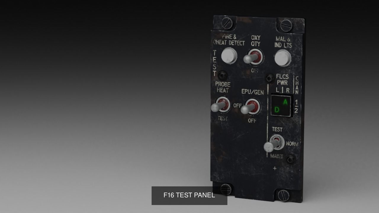 F16 Cockipt Instruments and Gauges 3D Model Collection_69