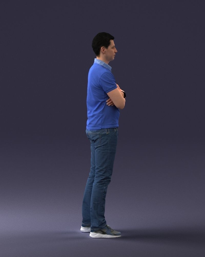 000062 Man in Casual Clothes 0506 3dp 3D print model_10
