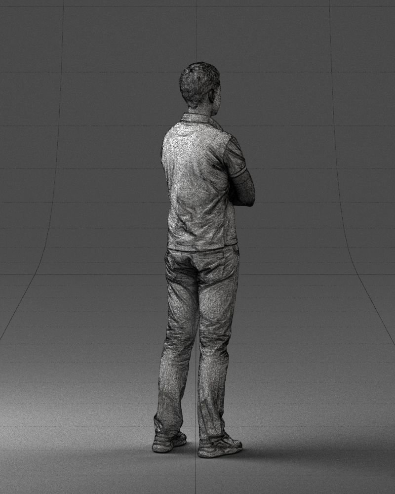 000062 Man in Casual Clothes 0506 3dp 3D print model_32