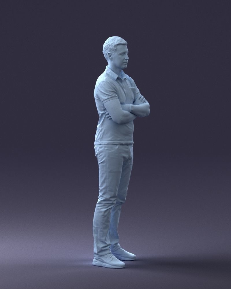 000062 Man in Casual Clothes 0506 3dp 3D print model_15