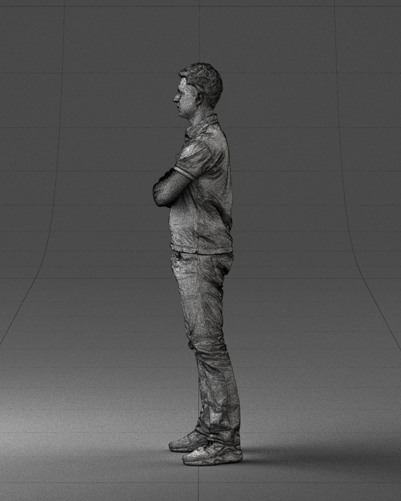 000062 Man in Casual Clothes 0506 3dp 3D print model_23