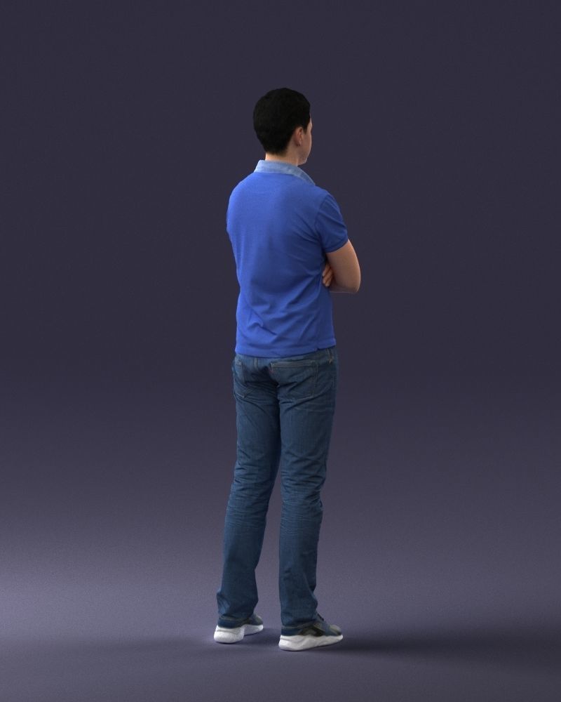 000062 Man in Casual Clothes 0506 3dp 3D print model_35