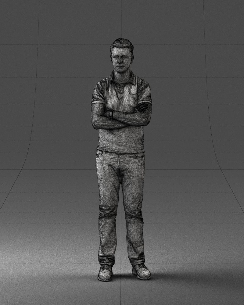000062 Man in Casual Clothes 0506 3dp 3D print model_26