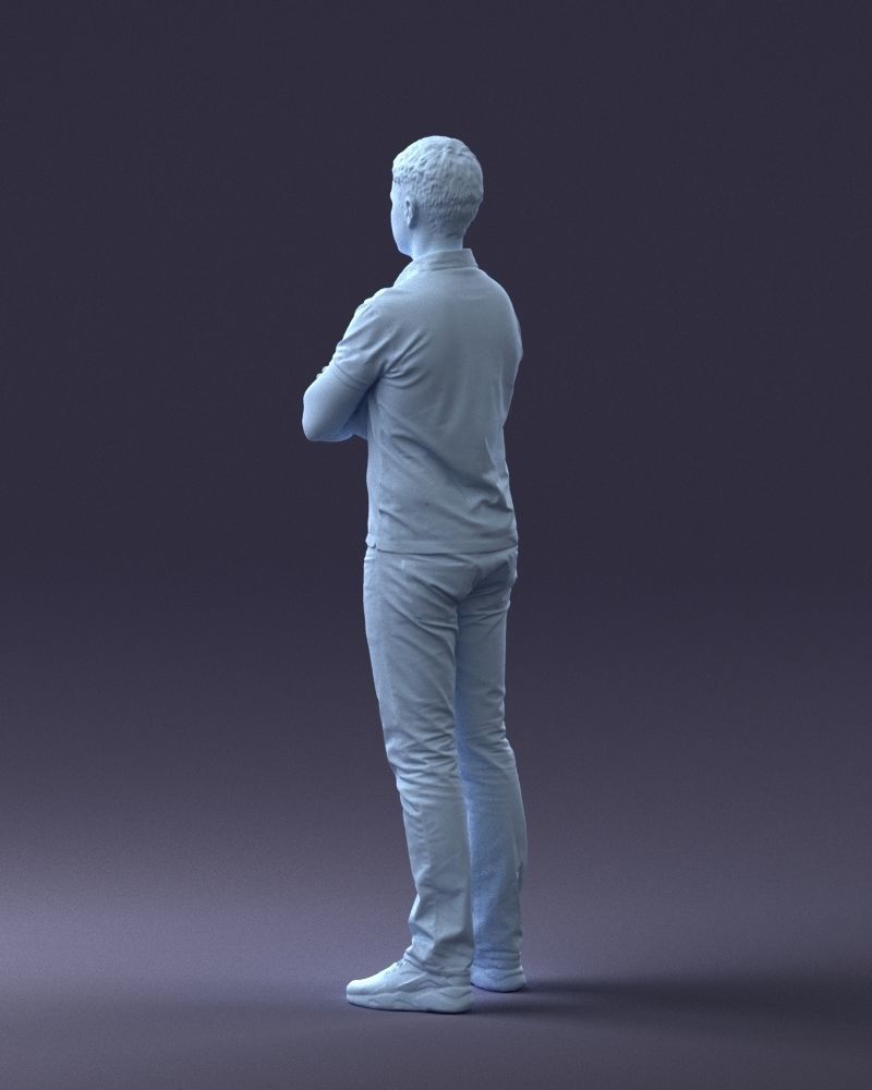 000062 Man in Casual Clothes 0506 3dp 3D print model_21