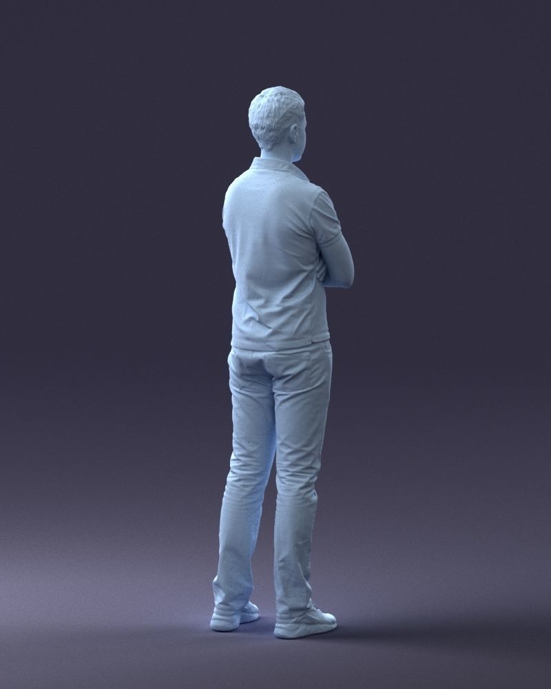 000062 Man in Casual Clothes 0506 3dp 3D print model_17