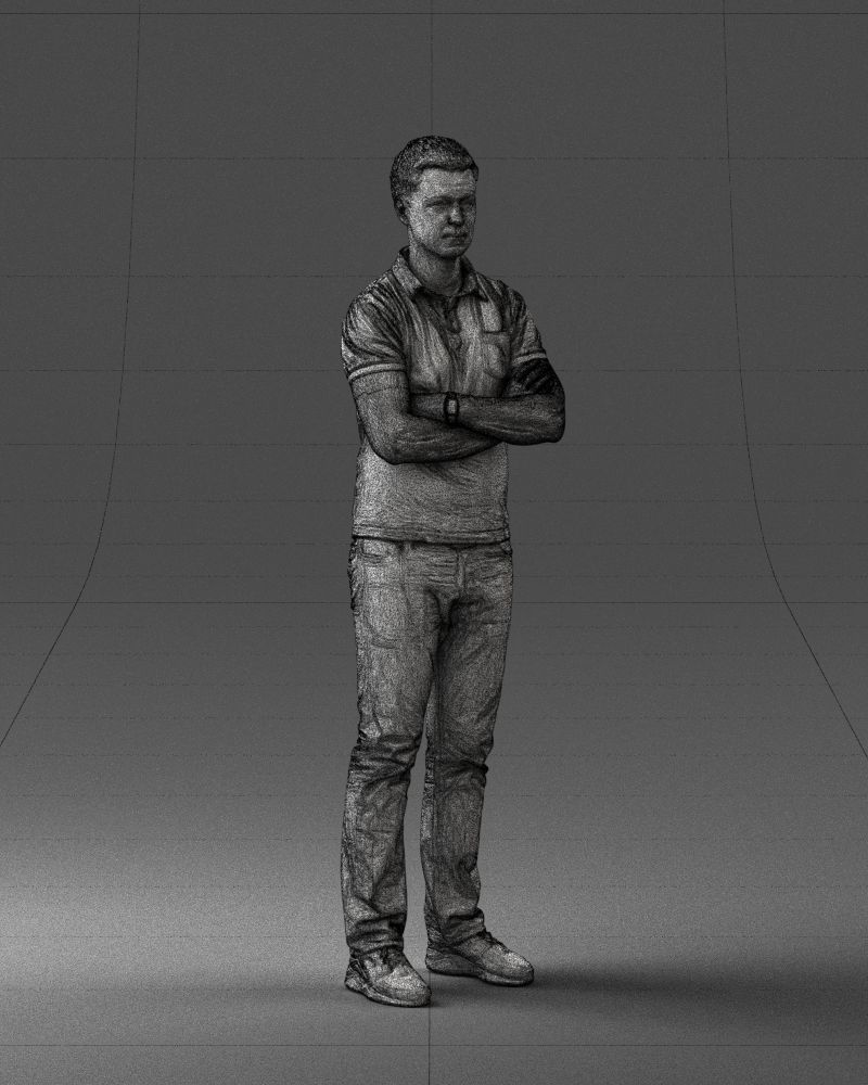 000062 Man in Casual Clothes 0506 3dp 3D print model_30