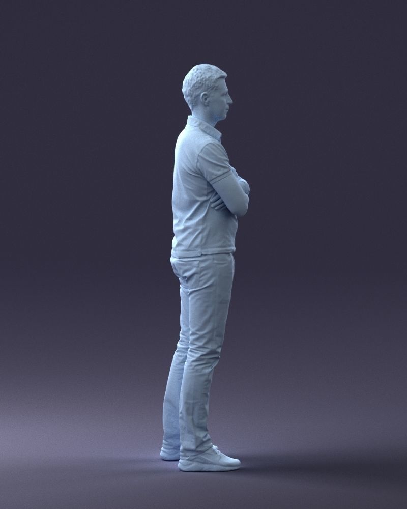 000062 Man in Casual Clothes 0506 3dp 3D print model_16