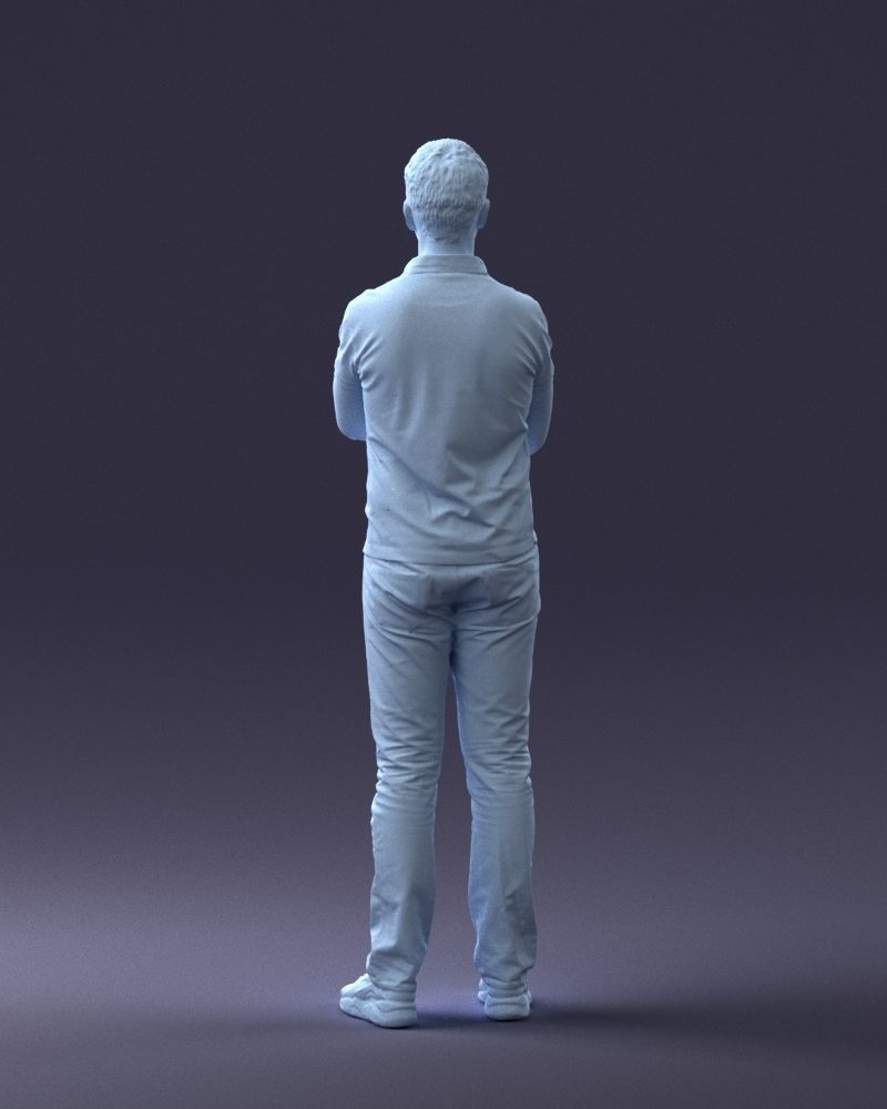 000062 Man in Casual Clothes 0506 3dp 3D print model_18