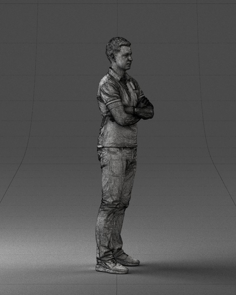 000062 Man in Casual Clothes 0506 3dp 3D print model_31