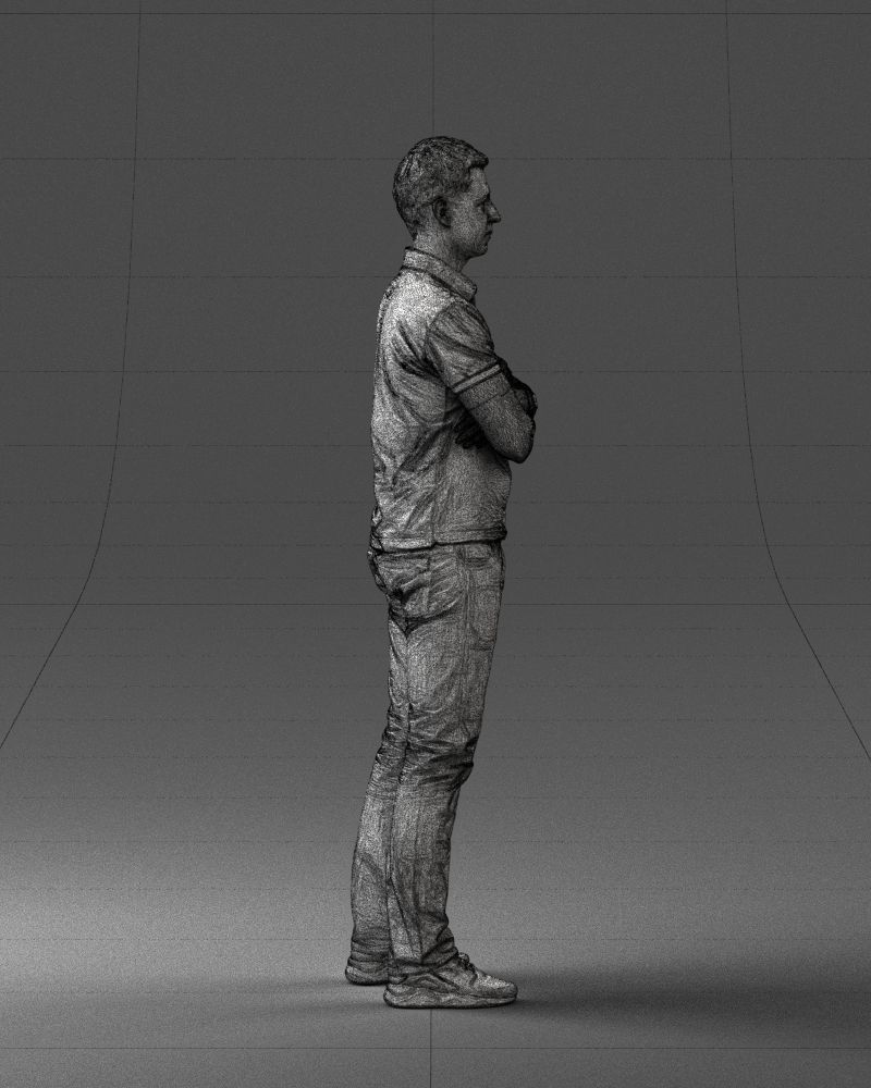 000062 Man in Casual Clothes 0506 3dp 3D print model_33