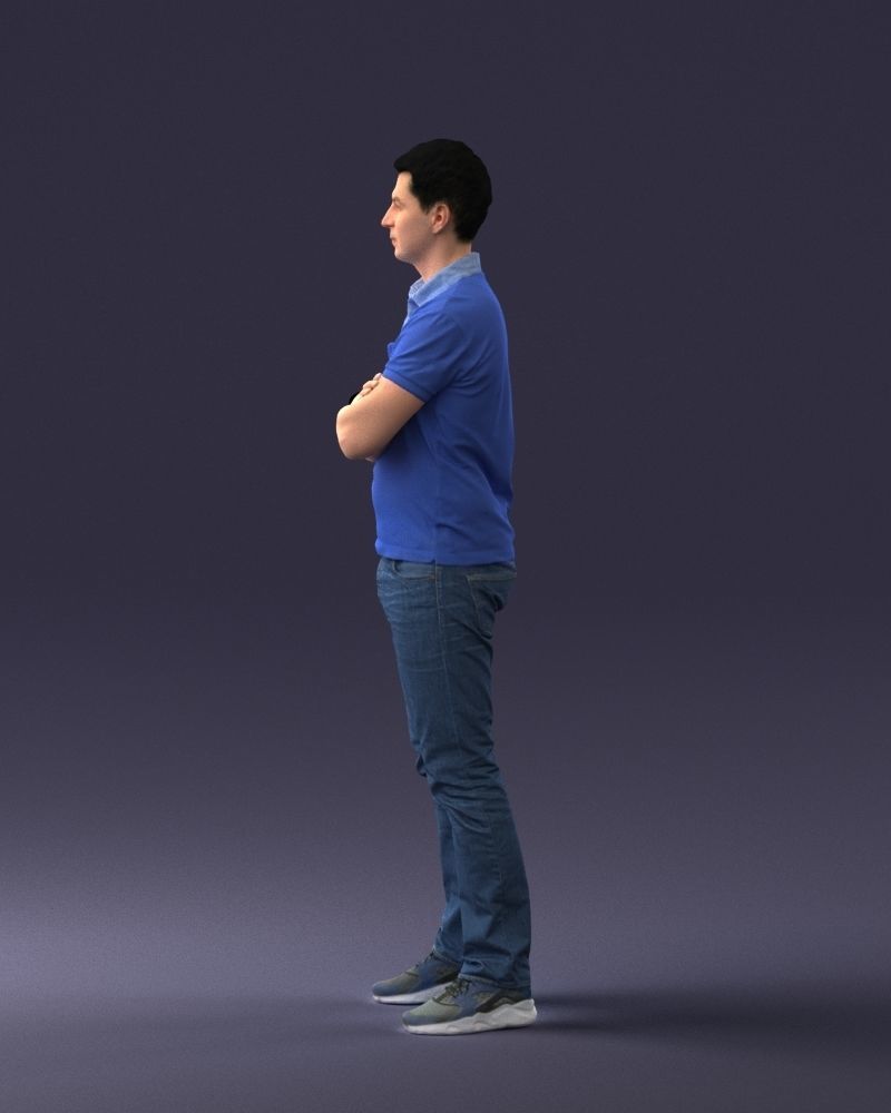 000062 Man in Casual Clothes 0506 3dp 3D print model_1