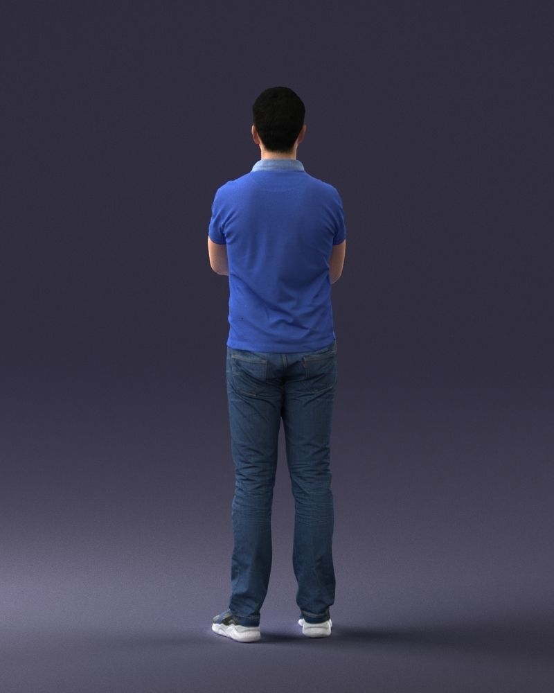 000062 Man in Casual Clothes 0506 3dp 3D print model_7