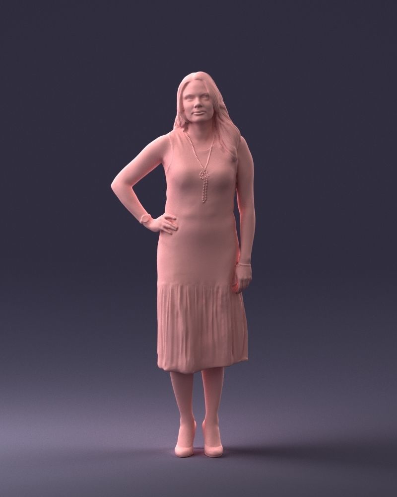000015 Posed woman 0430 3dp 3D print model_19