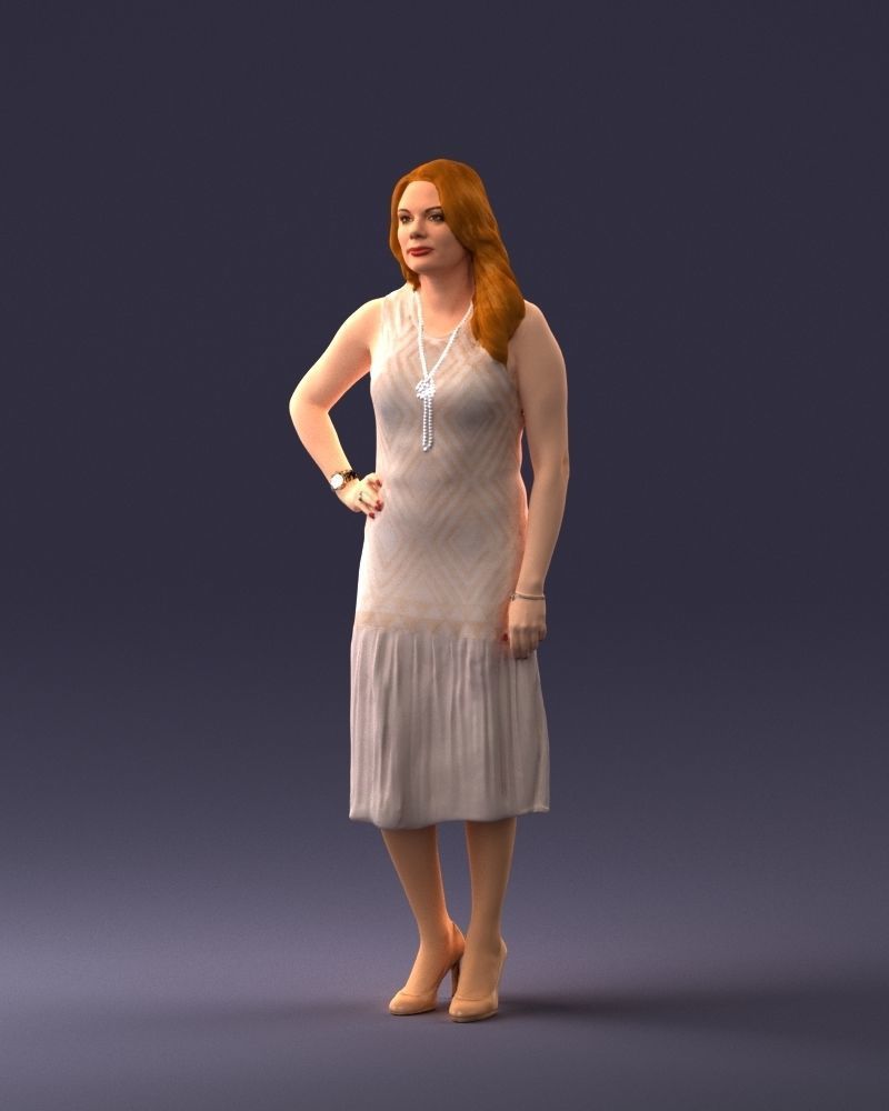 000015 Posed woman 0430 3dp 3D print model_15