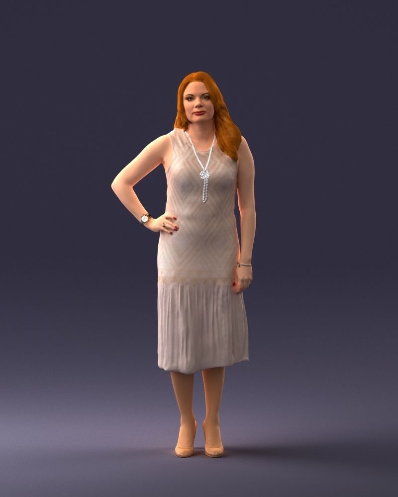 000015 Posed woman 0430 3dp 3D print model_18