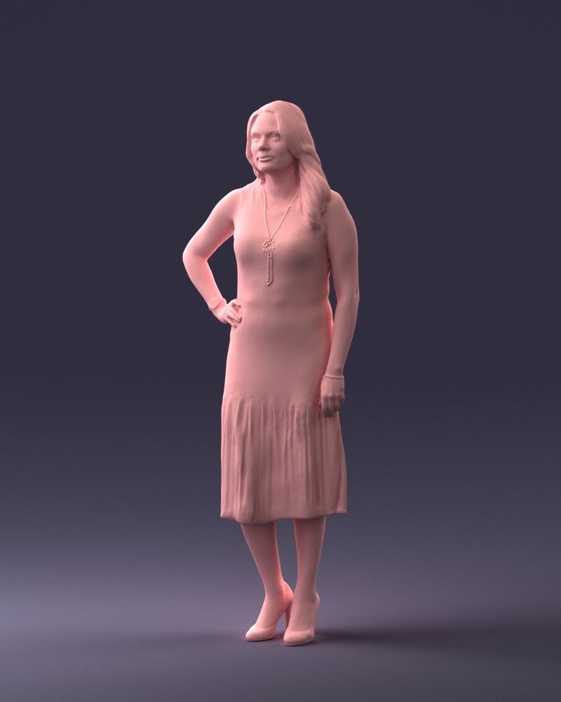 000015 Posed woman 0430 3dp 3D print model_16
