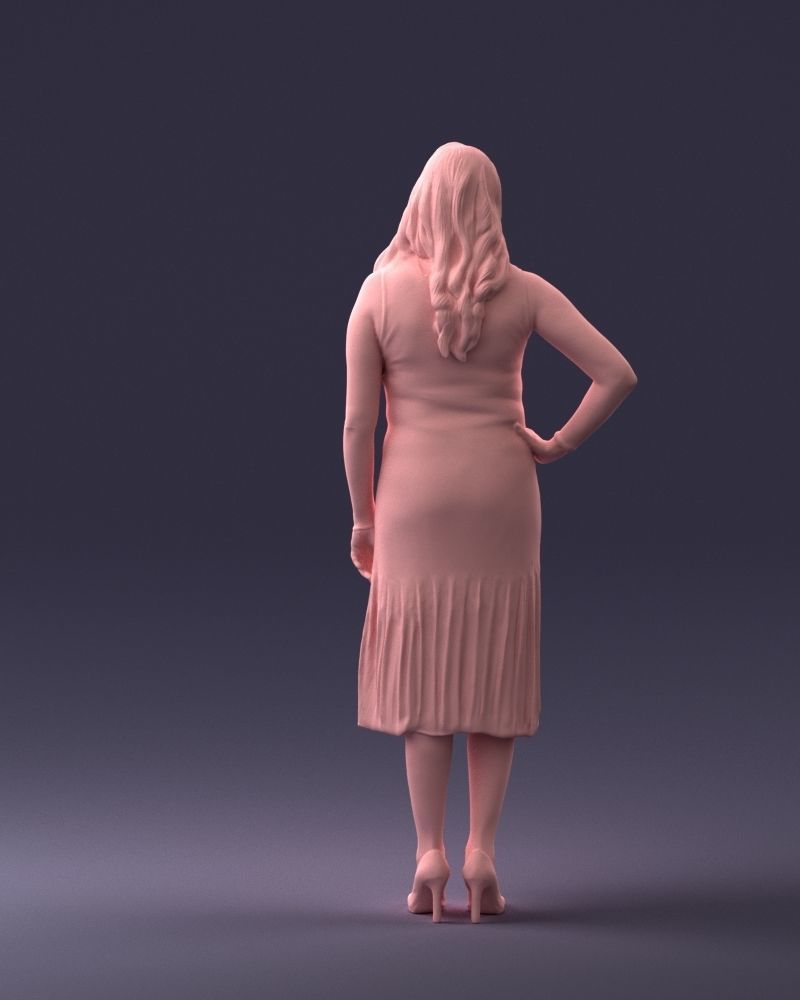 000015 Posed woman 0430 3dp 3D print model_10