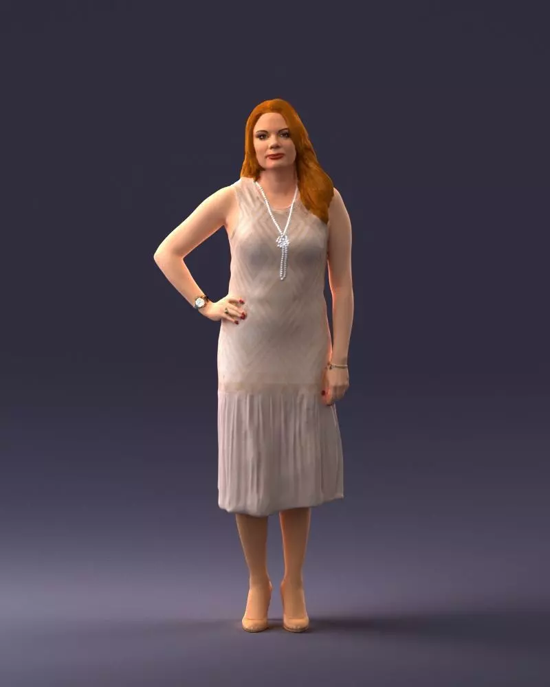 000015 Posed woman 0430 3dp 3D print model_0