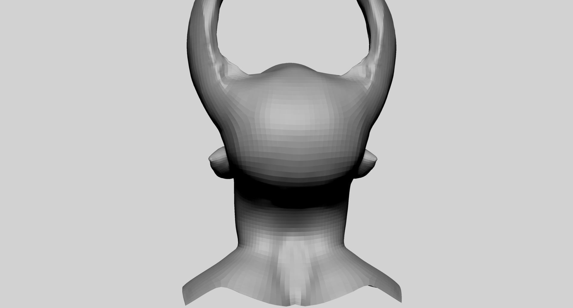 Creature Head Basemesh v2 3D model_4