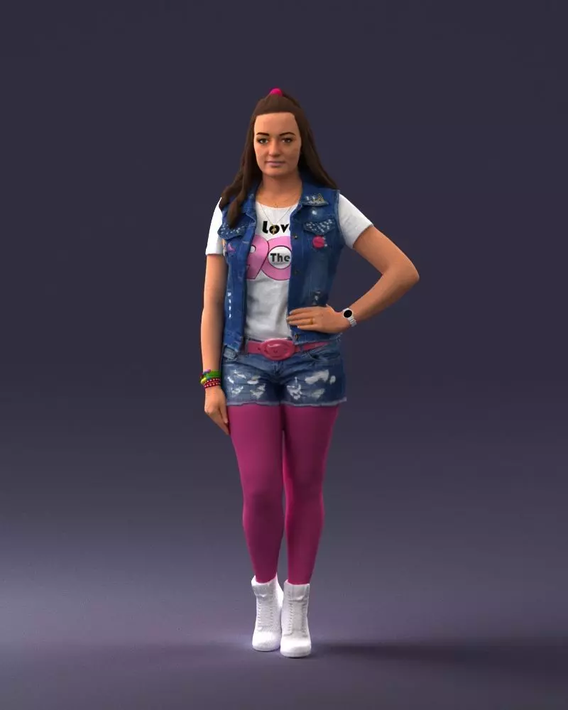 000067 Pink Leggings 0721 3dp 3D print model
