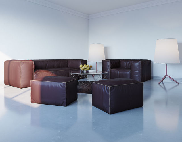 Room corona render 3D model