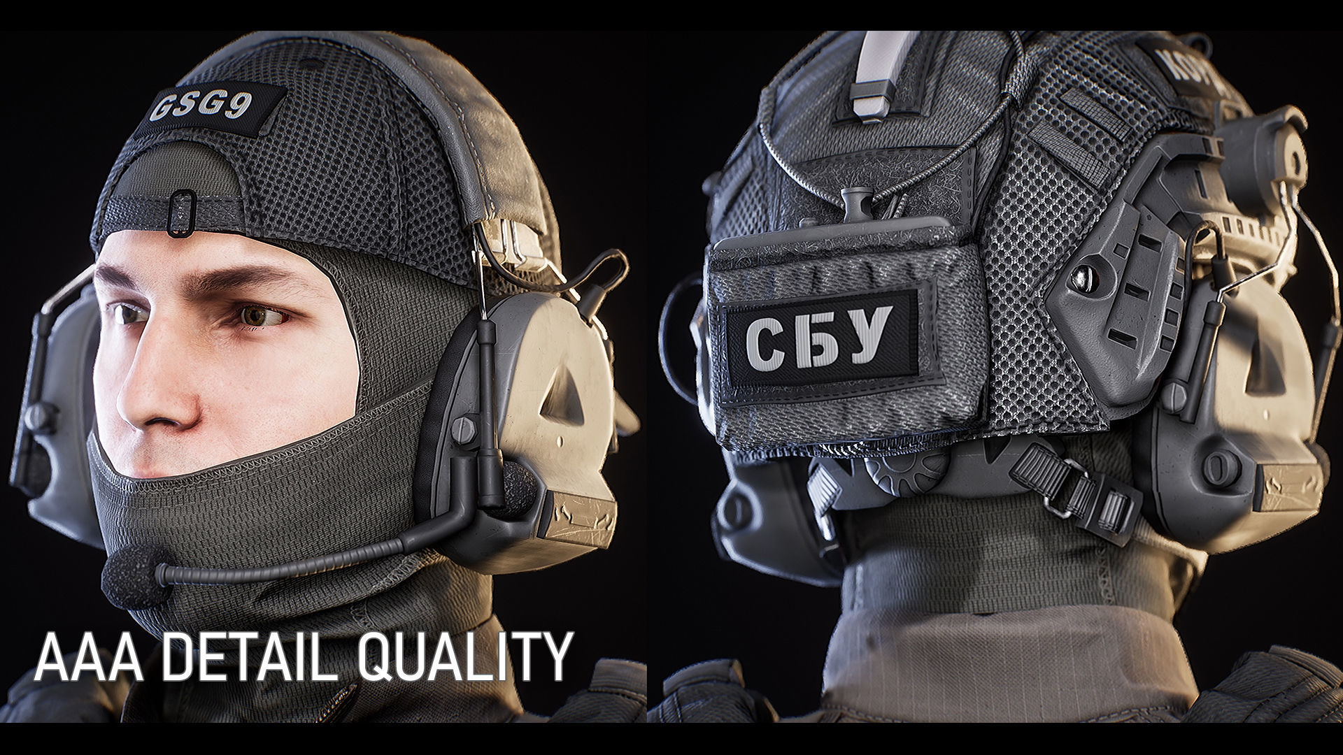 AAA MODULAR SOLDIER PACK Low-poly 3D model_9