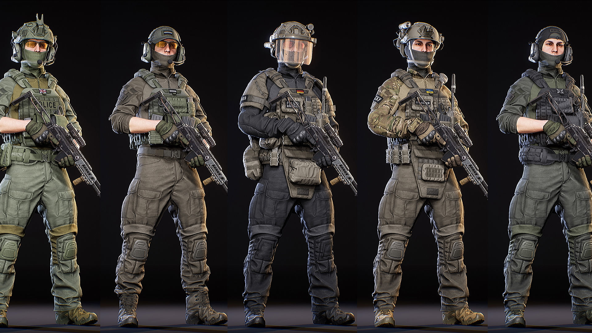 AAA MODULAR SOLDIER PACK Low-poly 3D model_7