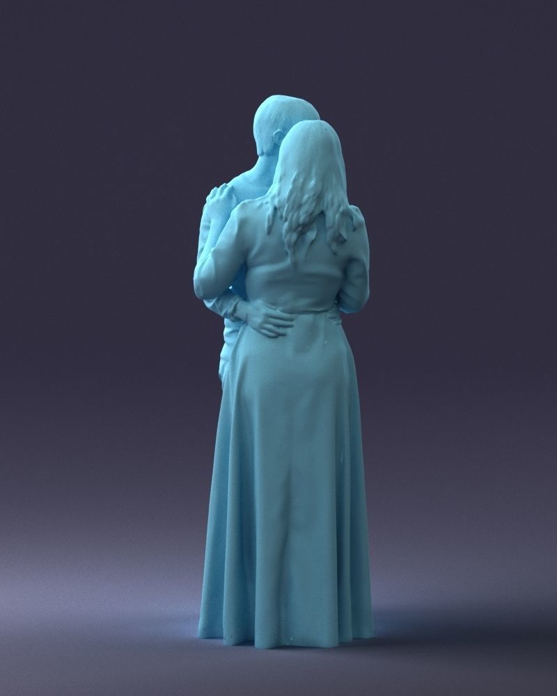 000095 Romantic Couple 1128 3dp 3D print model_16