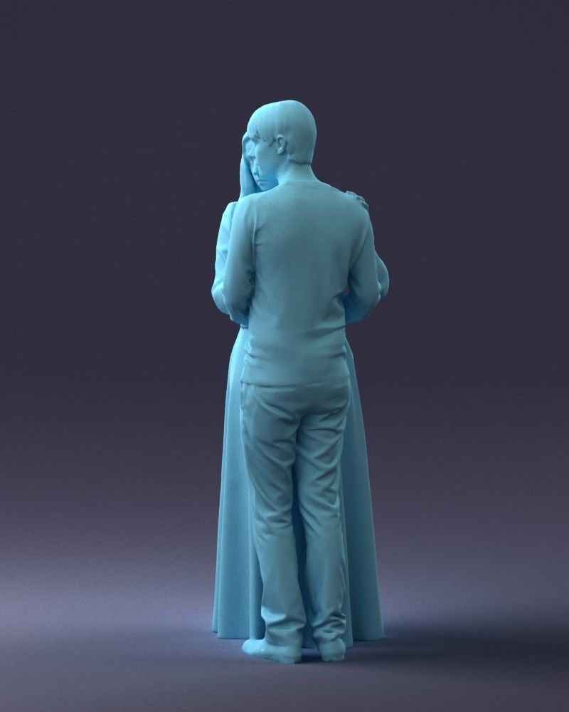 000095 Romantic Couple 1128 3dp 3D print model_28