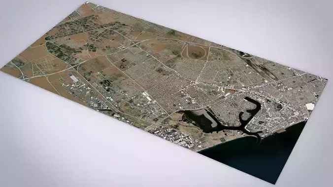 Cityscape Ajman United Arab Emirates 3D model