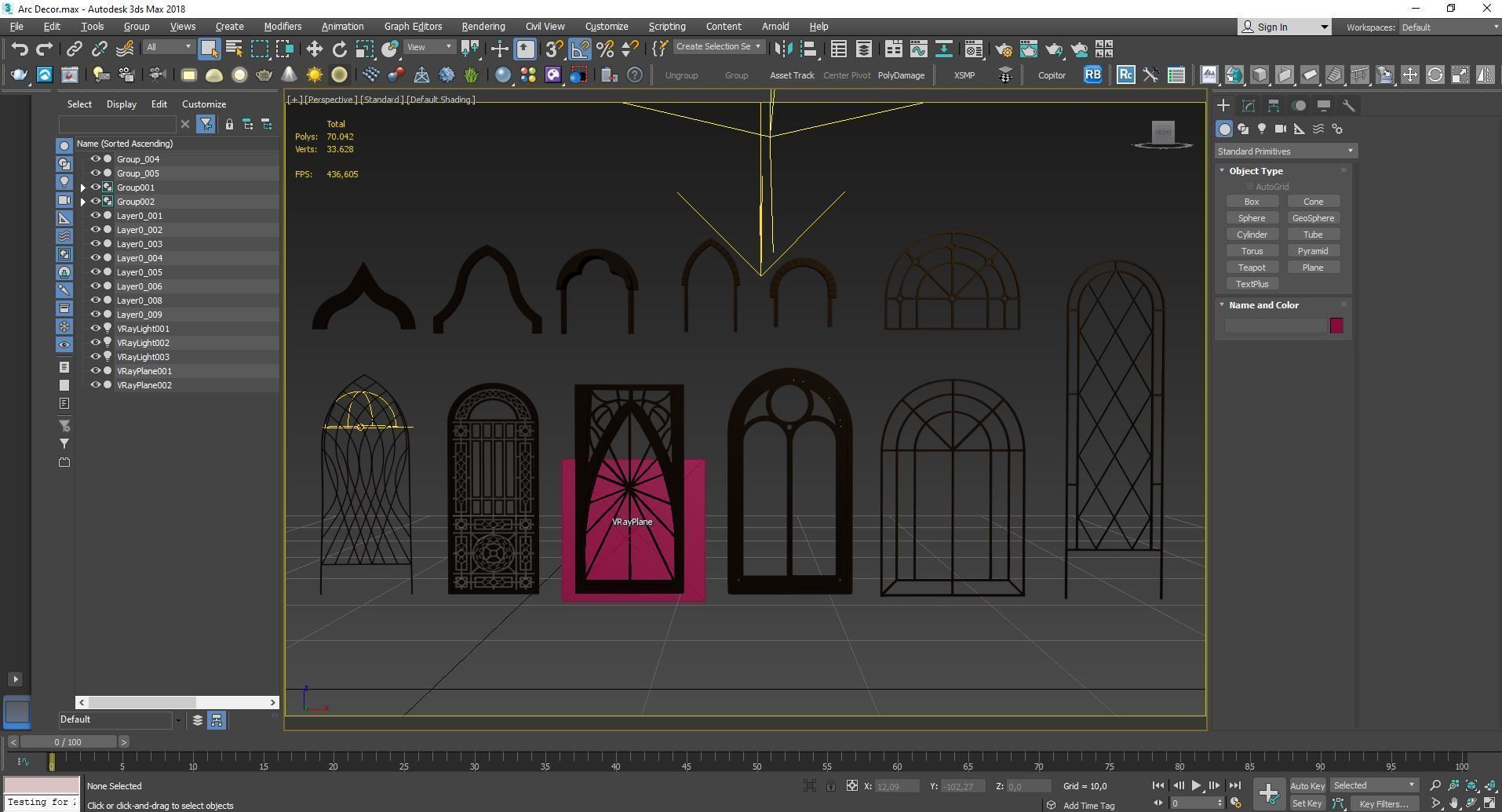 Arc Decor 3D model_5