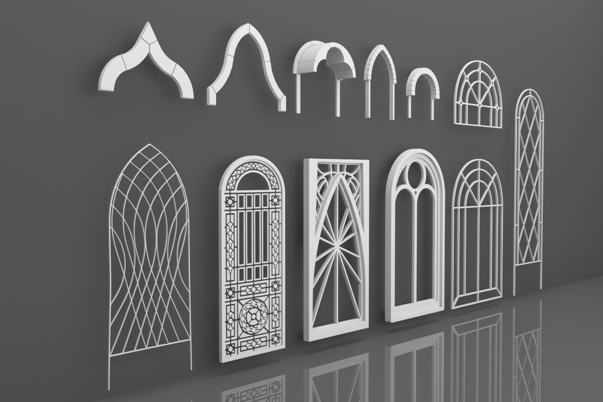 Arc Decor 3D model_4